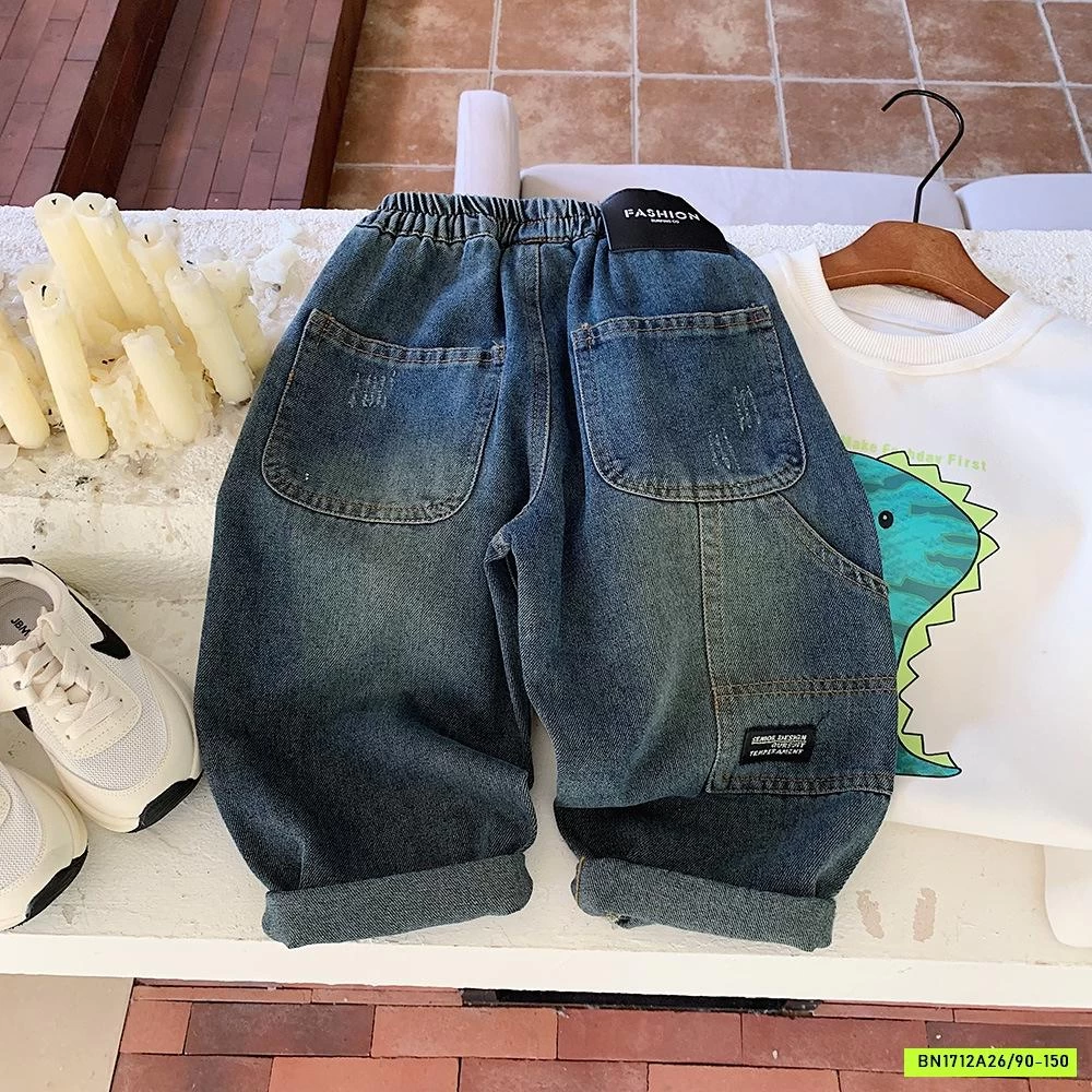 JEANS BAGGY BẠC GỐI TÚI SAU MUYE