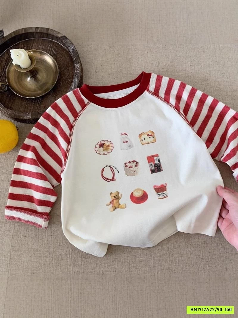 ÁO THUN IN HÌNH TAY PHỐI KẺ