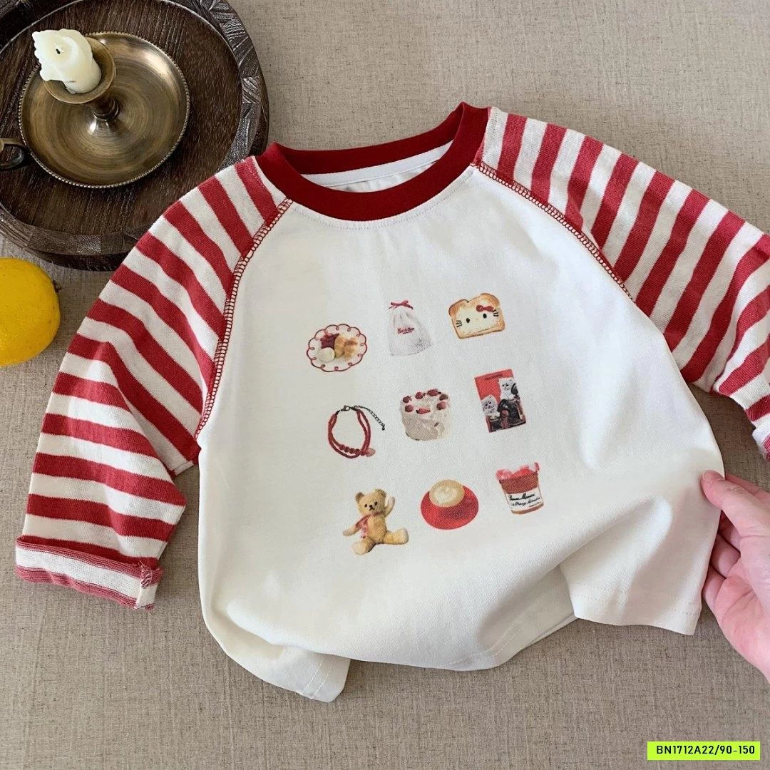 ÁO THUN IN HÌNH TAY PHỐI KẺ