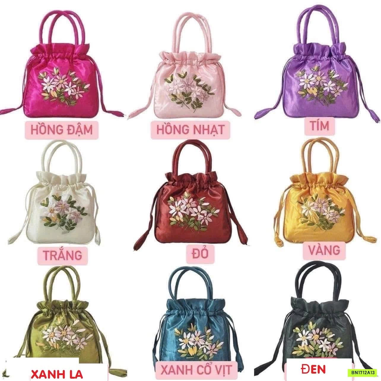 TÚI ĐỰNG LÌ XÌ THÊU HOA