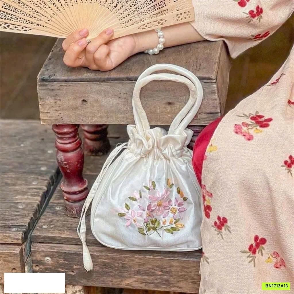 TÚI ĐỰNG LÌ XÌ THÊU HOA