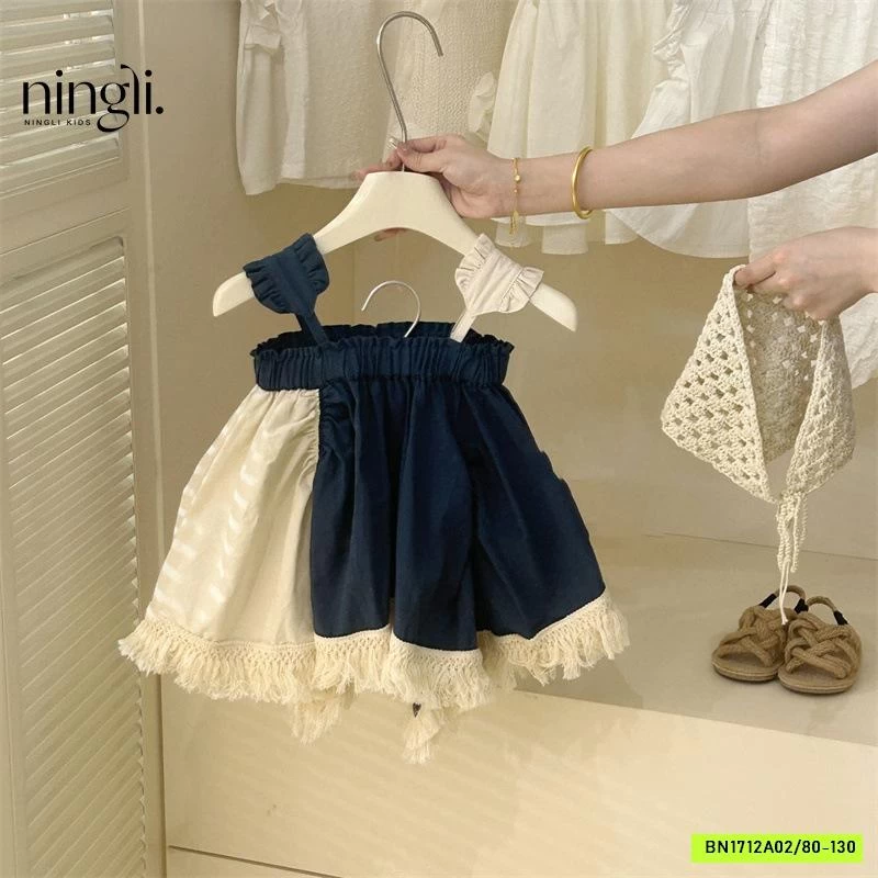 ĐẦM MORI 2 DÂY PHỐI MÀU