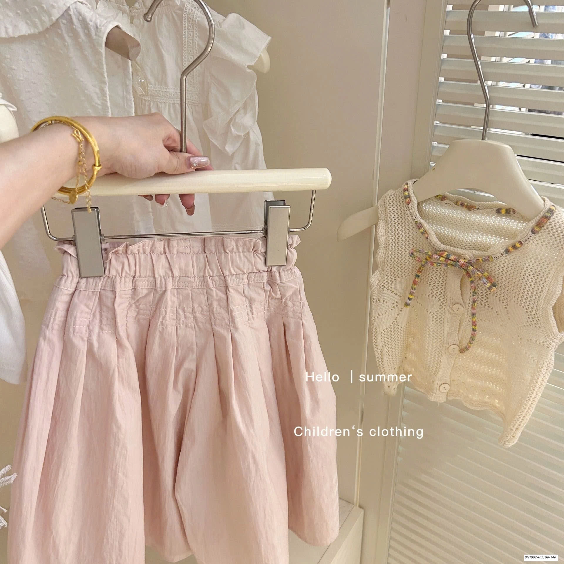 SÉT ÁO LƯỚI QUẦN SUÔNG HỒNG