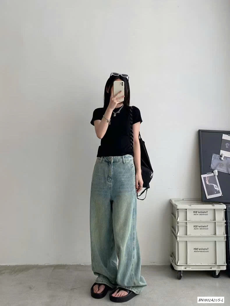 ÁO THUN CỔ TRÒN NẸP EO