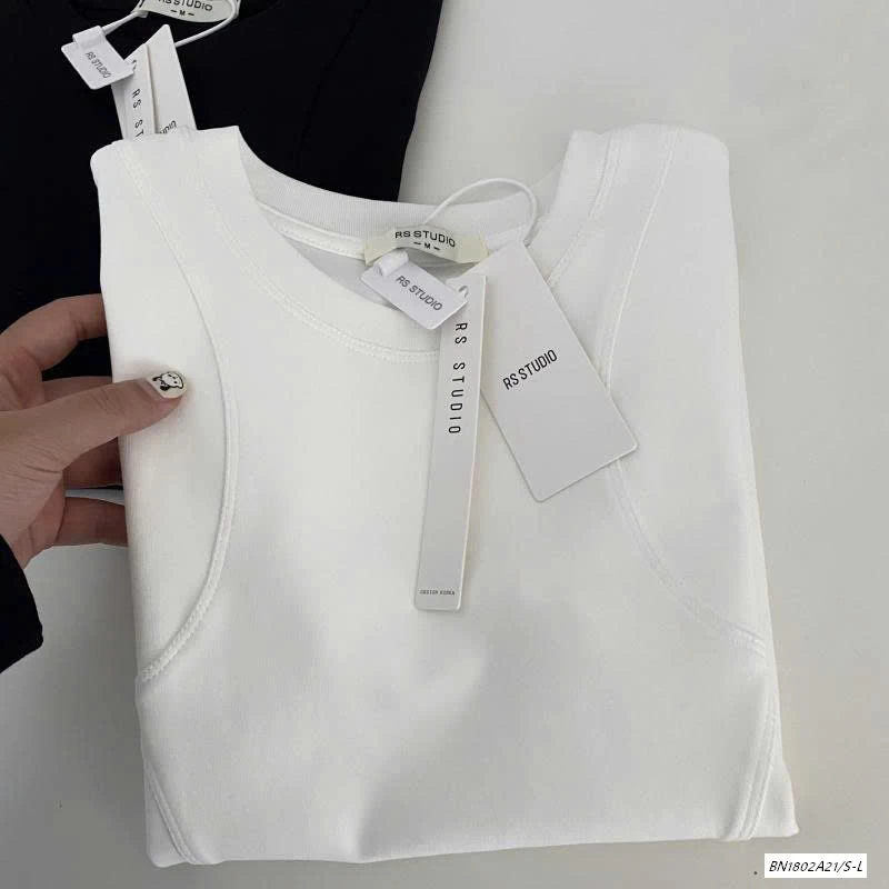 ÁO THUN CỔ TRÒN NẸP EO