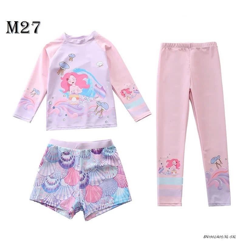 SET ĐỒ BƠI BÉ GÁI 3 CHI TIẾT