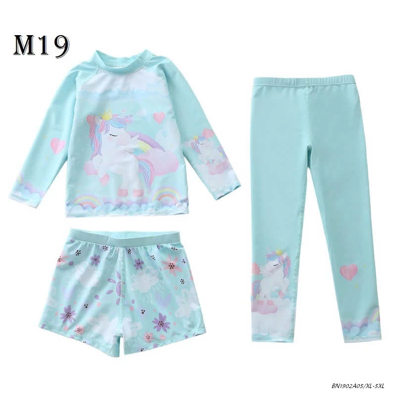 SET ĐỒ BƠI BÉ GÁI 3 CHI TIẾT