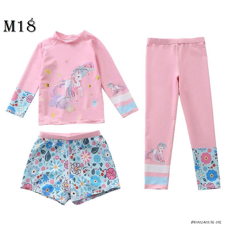 SET ĐỒ BƠI BÉ GÁI 3 CHI TIẾT