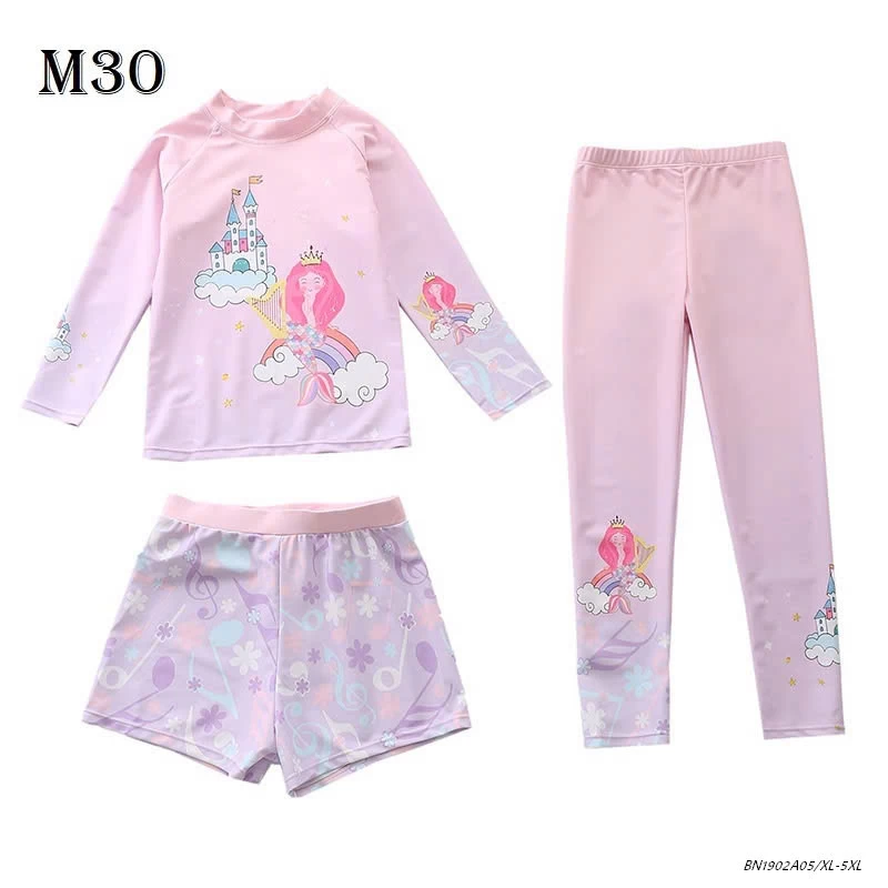 SET ĐỒ BƠI BÉ GÁI 3 CHI TIẾT