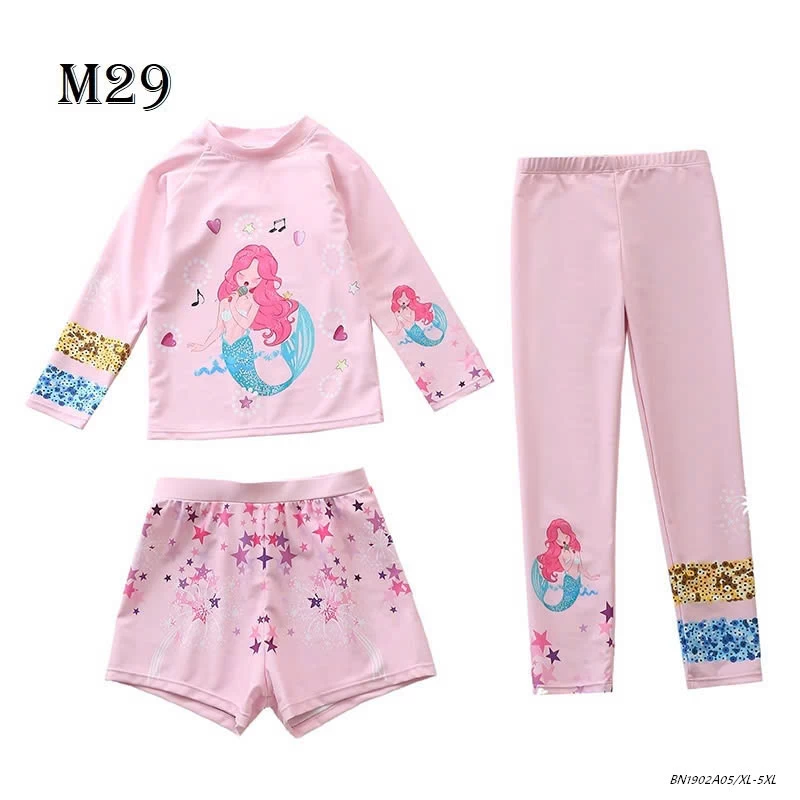 SET ĐỒ BƠI BÉ GÁI 3 CHI TIẾT