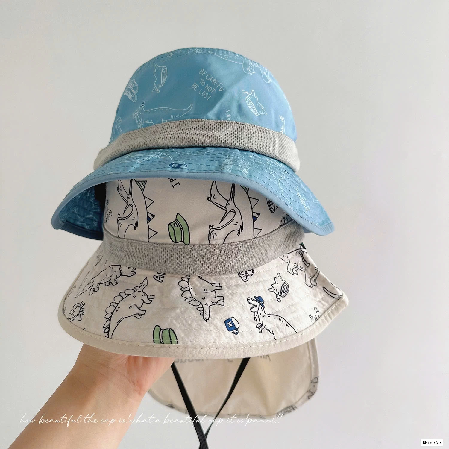 MŨ CHỐNG NẮNG KÈM VẠT CHE KHỦNG LONG