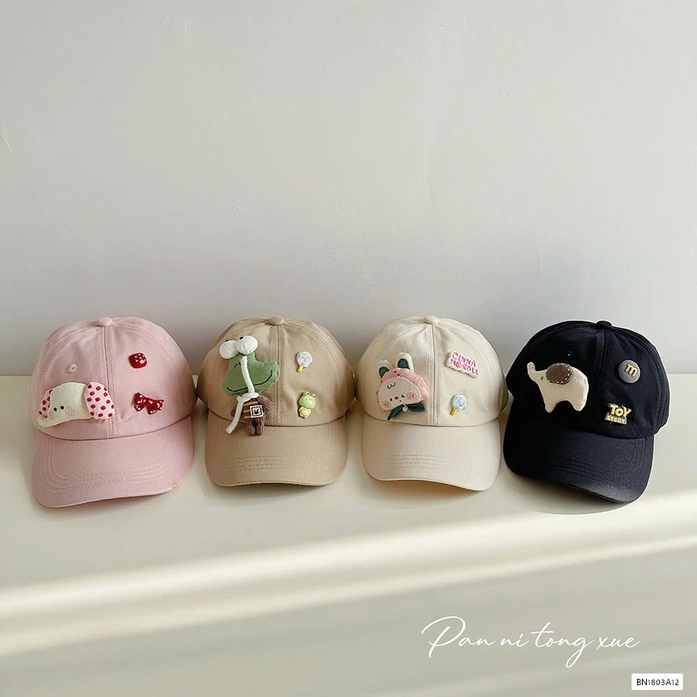 MŨ KẾT GẮN GẤU BÔNG