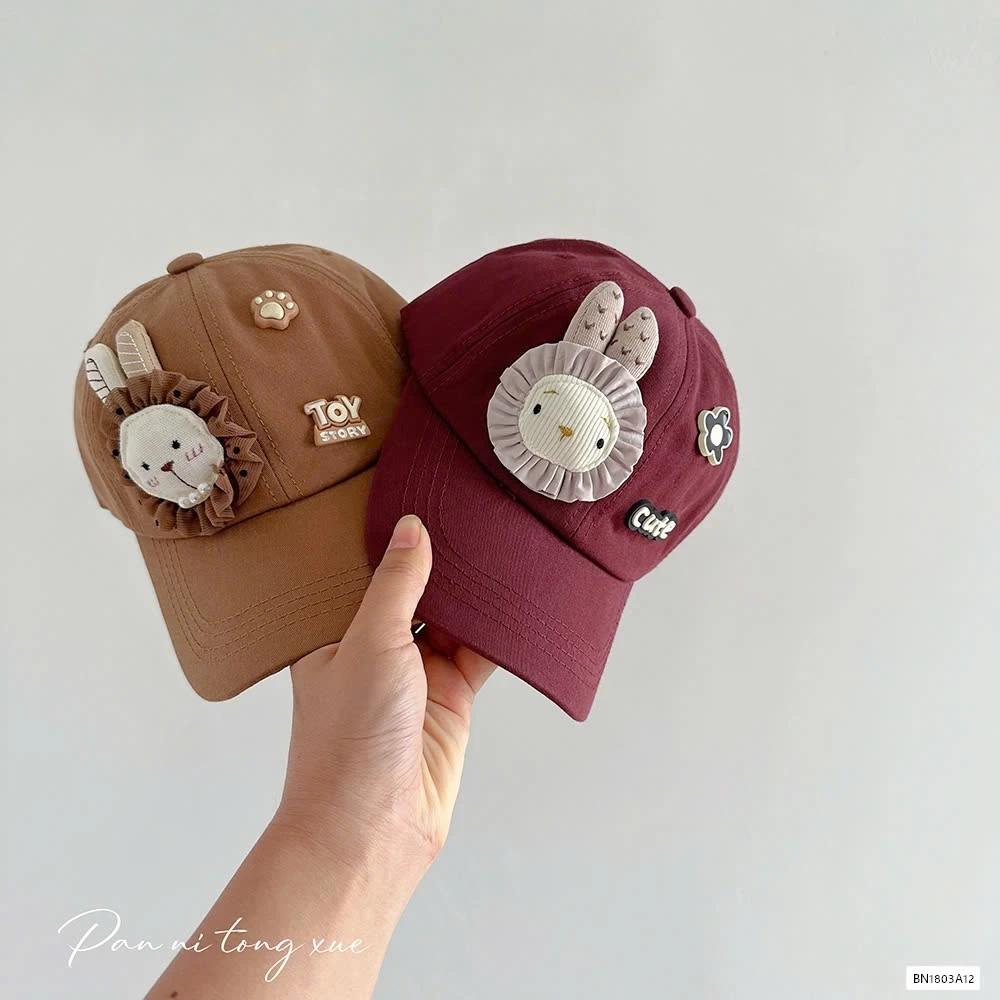 MŨ KẾT GẮN GẤU BÔNG