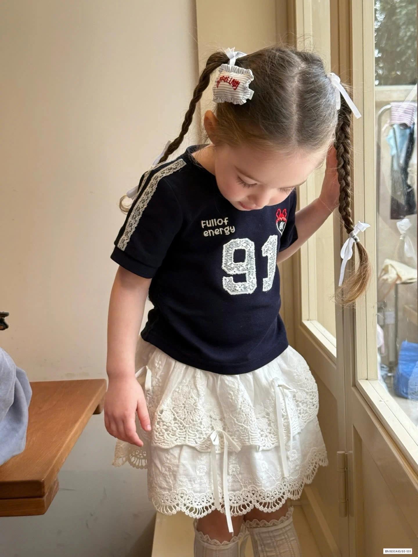 SÉT ÁO SỐ MIX CV REN