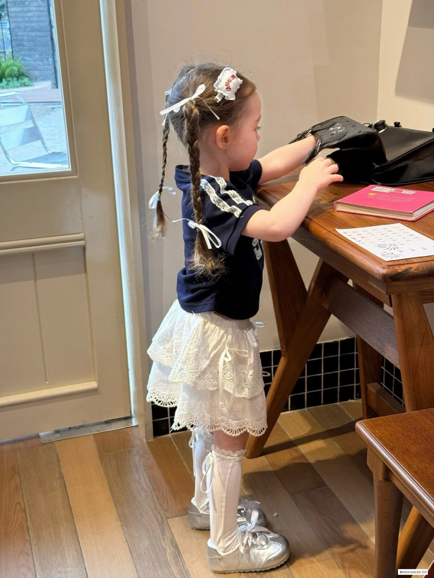 SÉT ÁO SỐ MIX CV REN