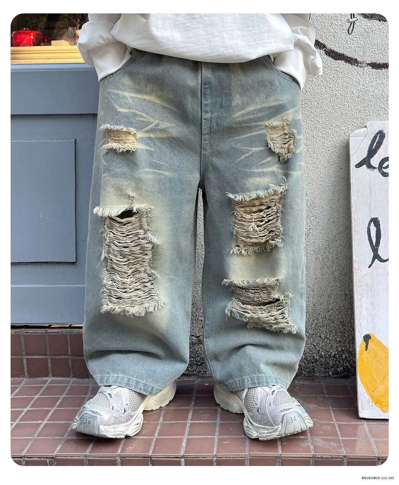 QUẦN JEAN RÁCH CÁ TÍNH