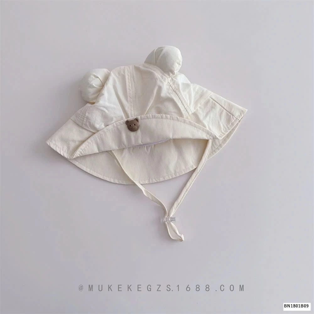 MŨ BÈO TAI GẤU KÈM QUAI