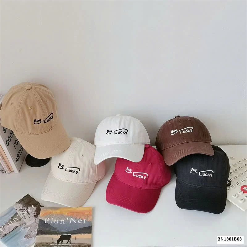 Mũ lưỡi chai Boy Lucky