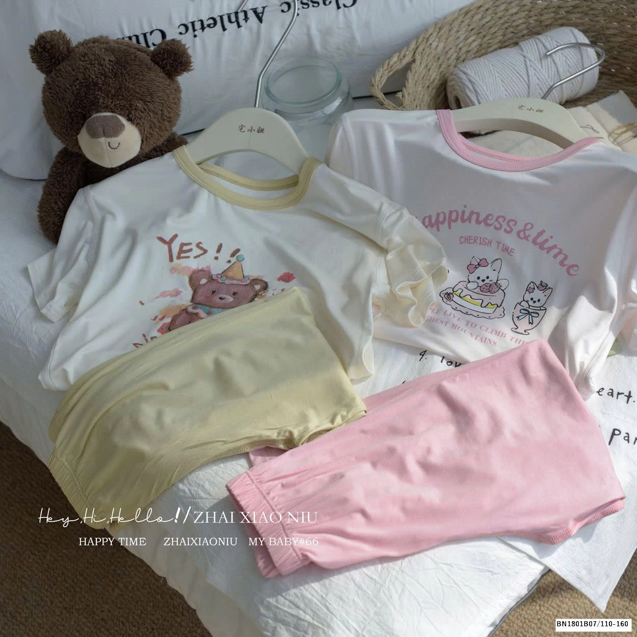 Bộ mặc nhà hàn quốc cho bé