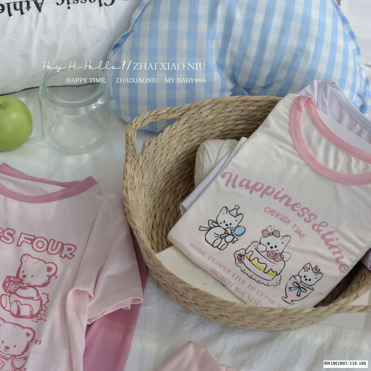 Bộ mặc nhà hàn quốc cho bé