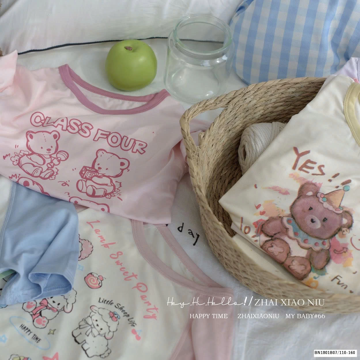 Bộ mặc nhà hàn quốc cho bé