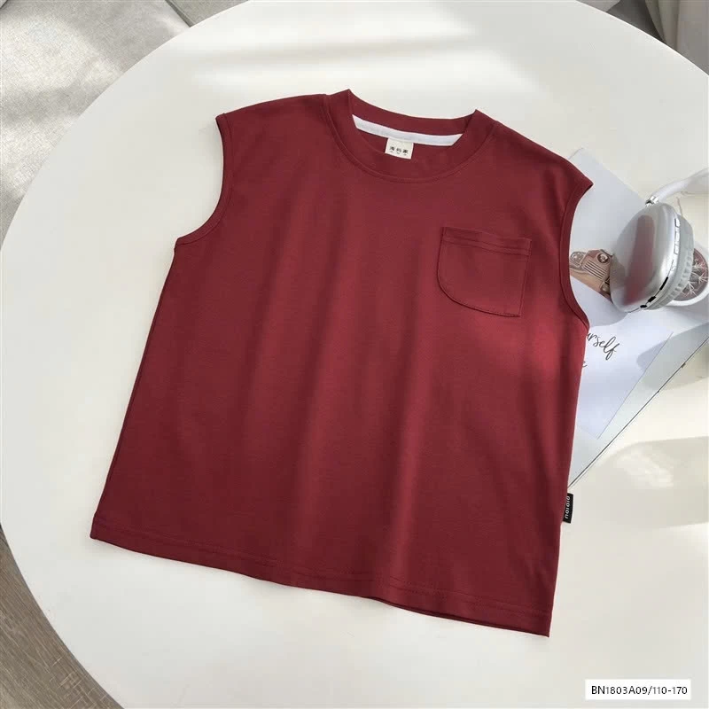 TANKTOP TRƠN MÀU TÚI NGỰC