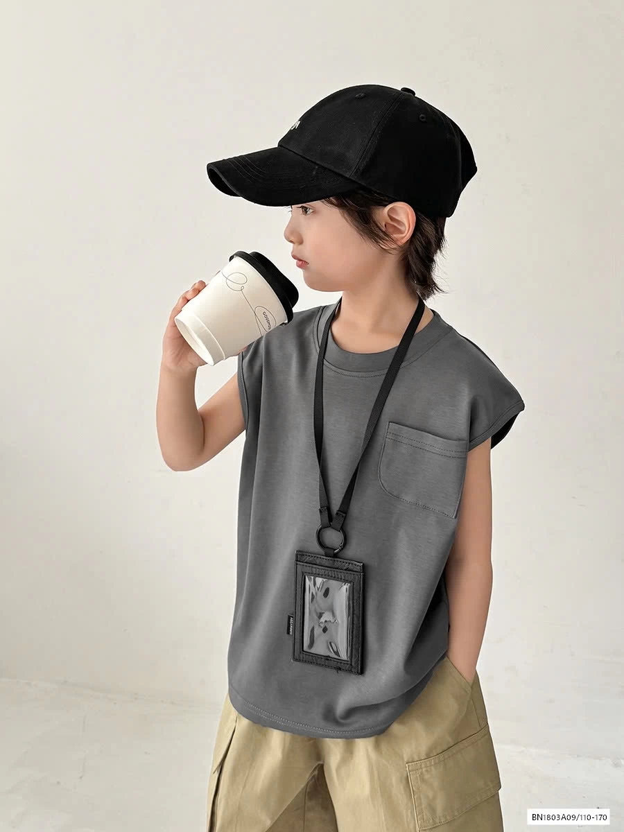 TANKTOP TRƠN MÀU TÚI NGỰC