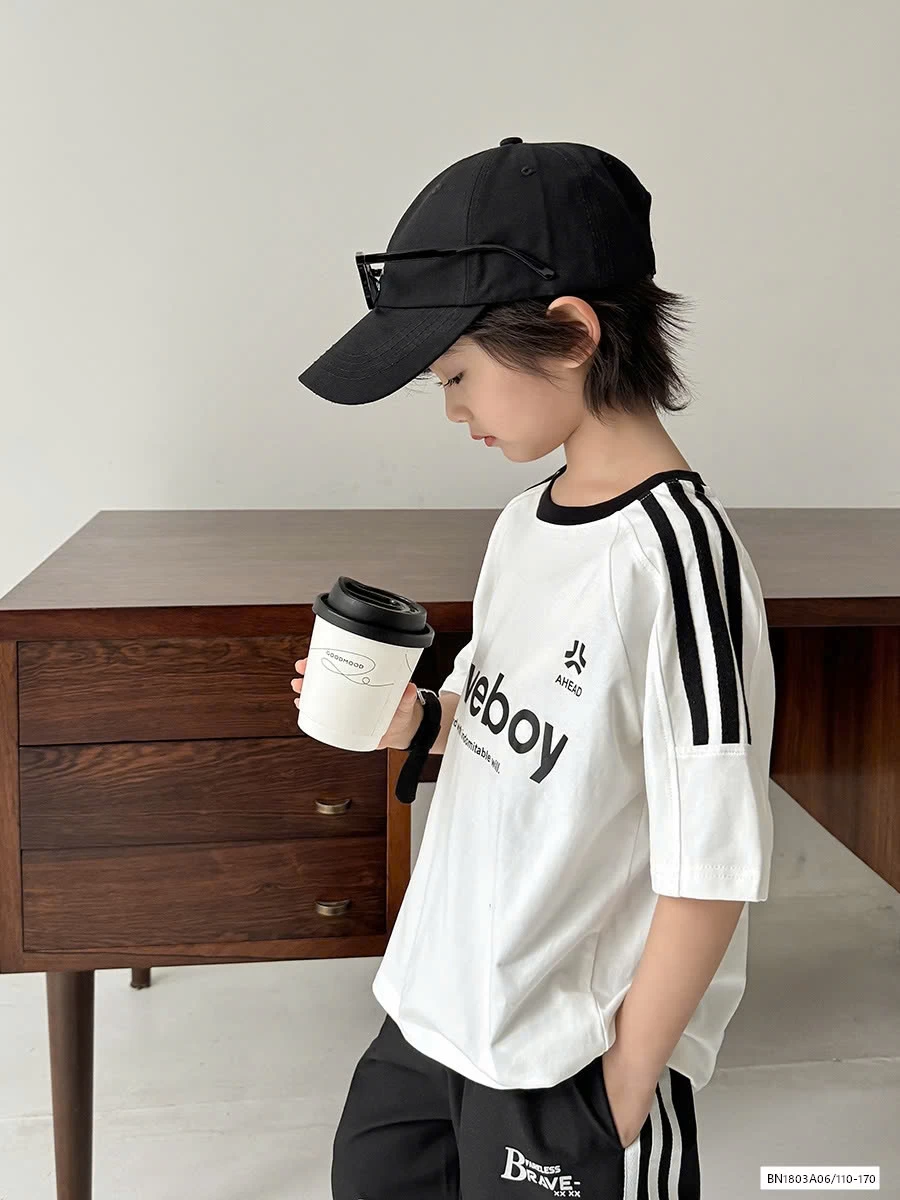 ÁO THUN SỌC VAI BRAVEBOY