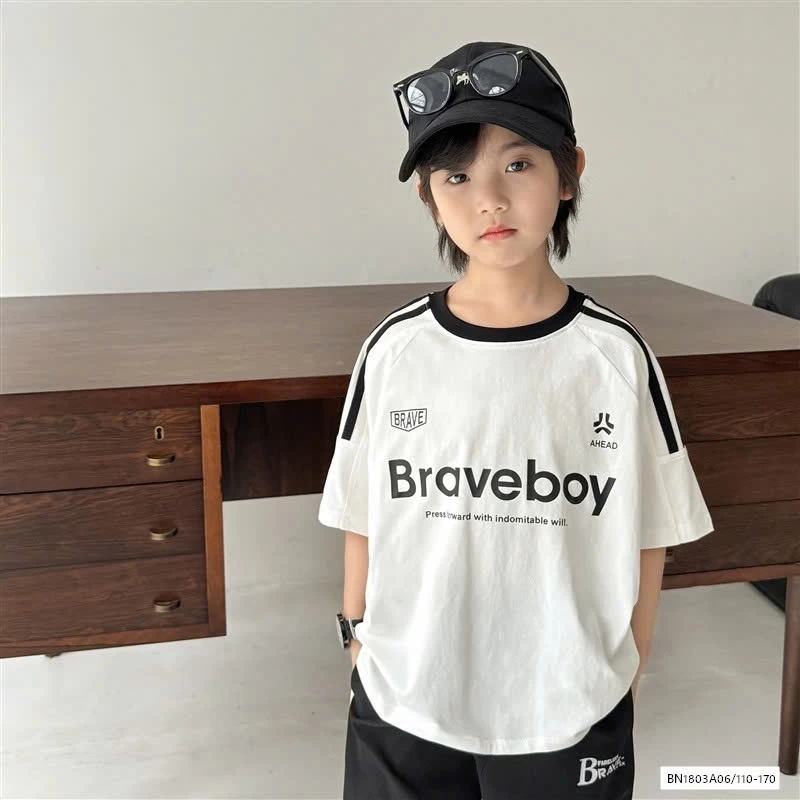 ÁO THUN SỌC VAI BRAVEBOY