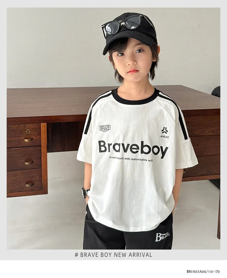 ÁO THUN SỌC VAI BRAVEBOY