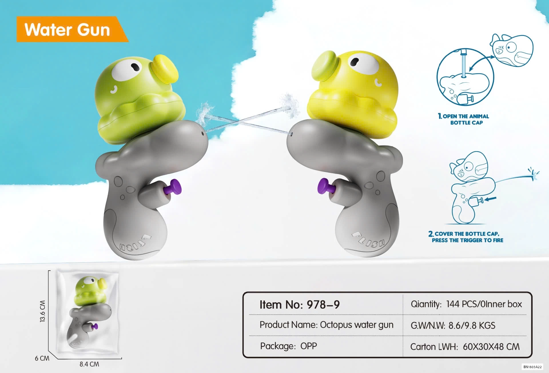 SÚNG PHUN NƯỚC CÁ MẬP