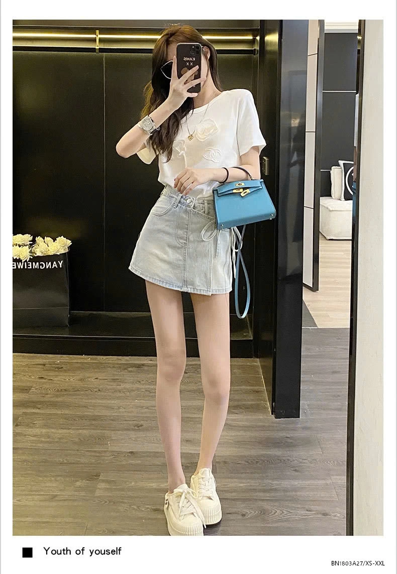 QUẦN SHORT JEANS GIẢ VÁY