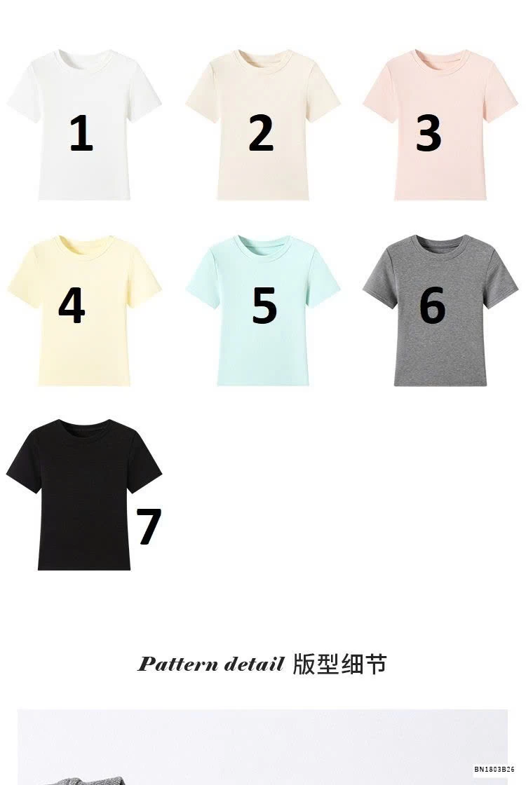 ÁO THUN TRƠN CỔ TRÒN