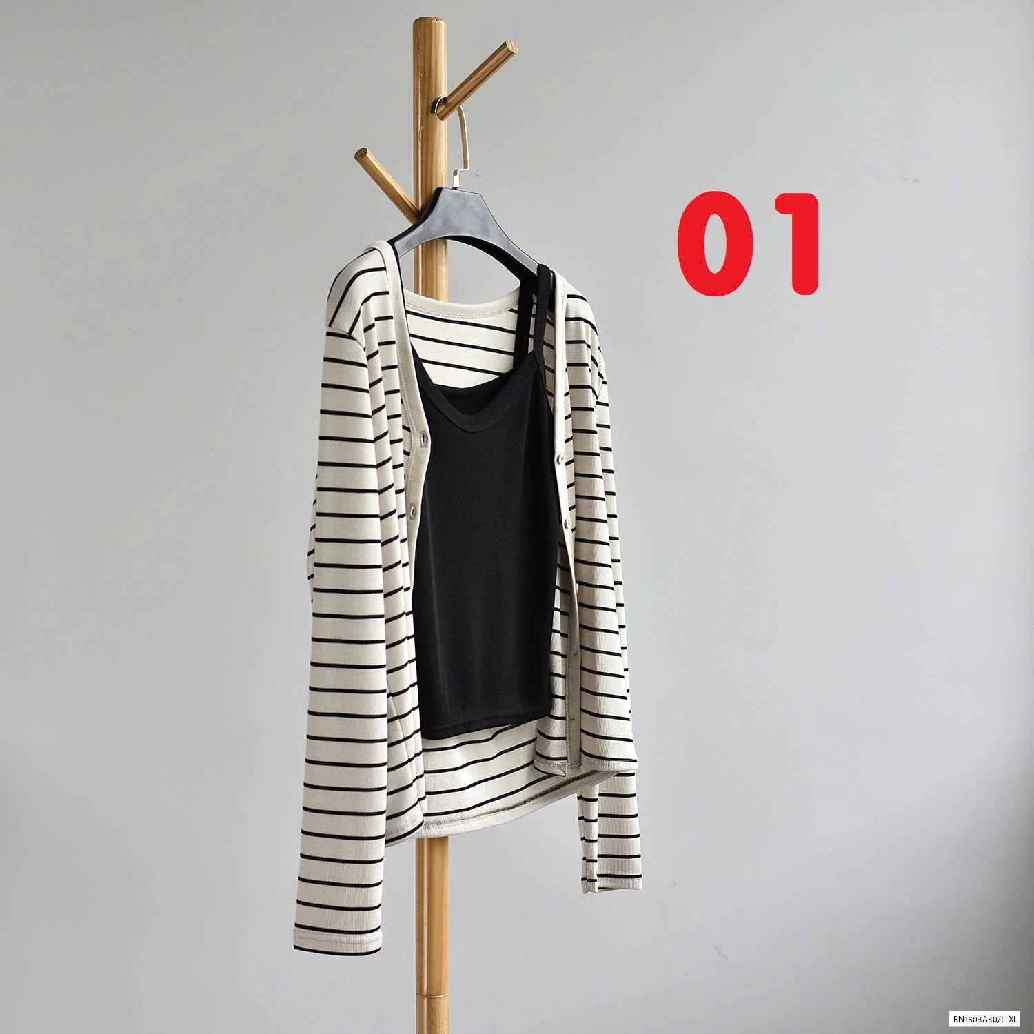 SÉT CARDIGAN+ÁO 2 DÂY