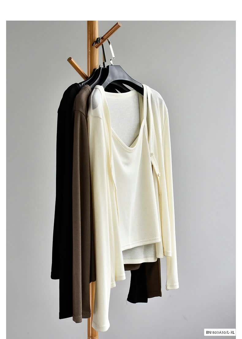 SÉT CARDIGAN+ÁO 2 DÂY