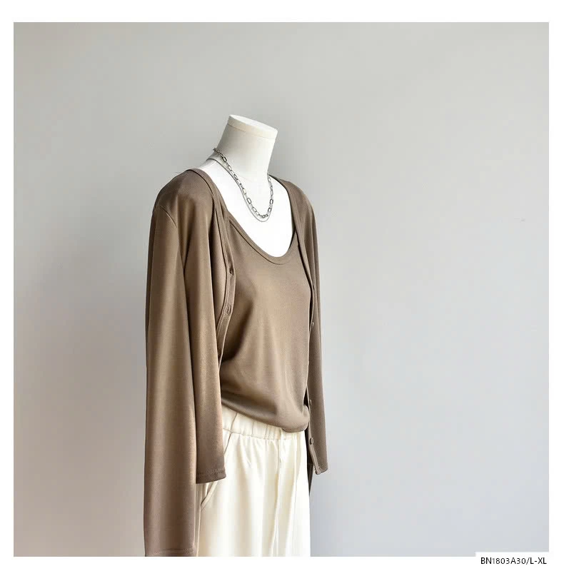 SÉT CARDIGAN+ÁO 2 DÂY