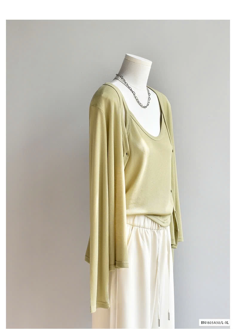 SÉT CARDIGAN+ÁO 2 DÂY