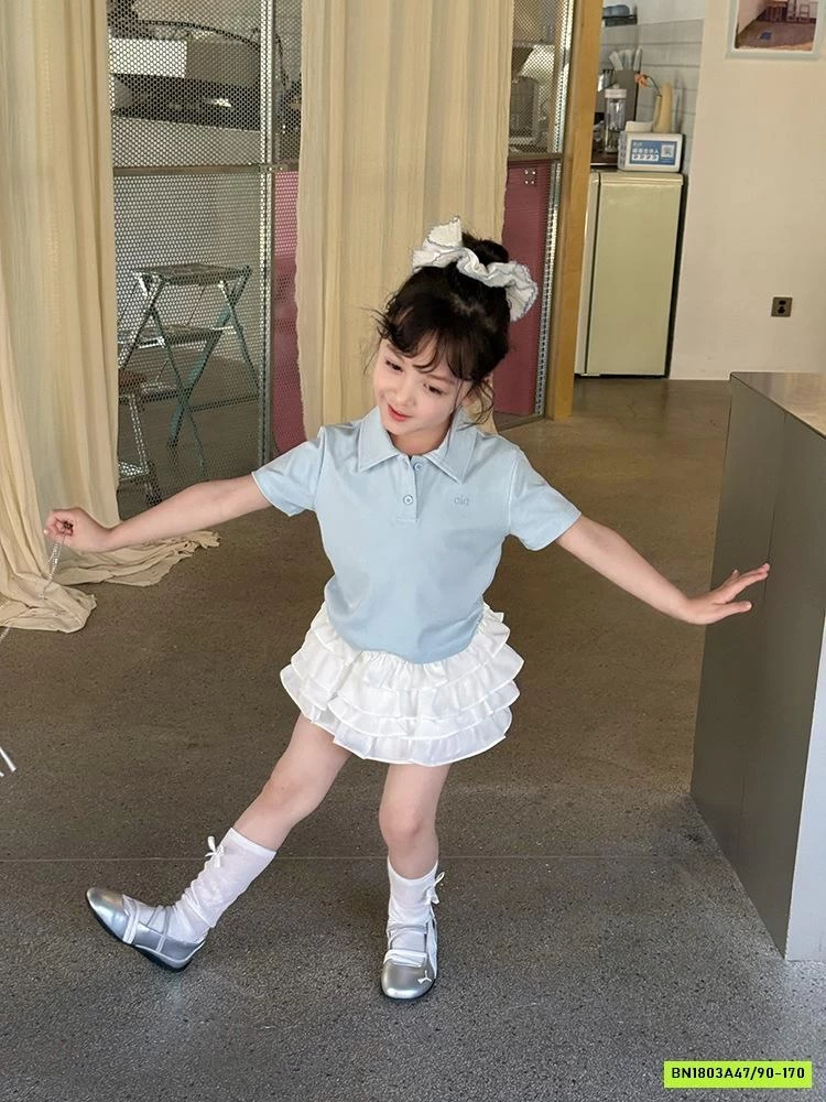 POLO CROPTOP THÊU OLA 25D156 AMBB