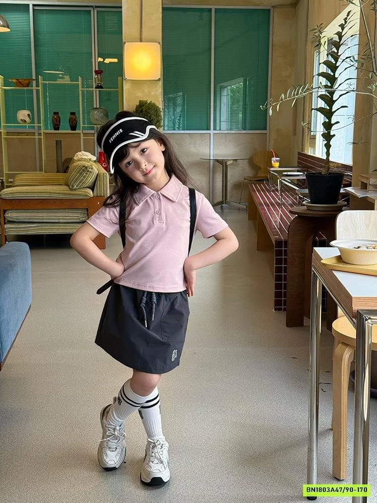 POLO CROPTOP THÊU OLA 25D156 AMBB