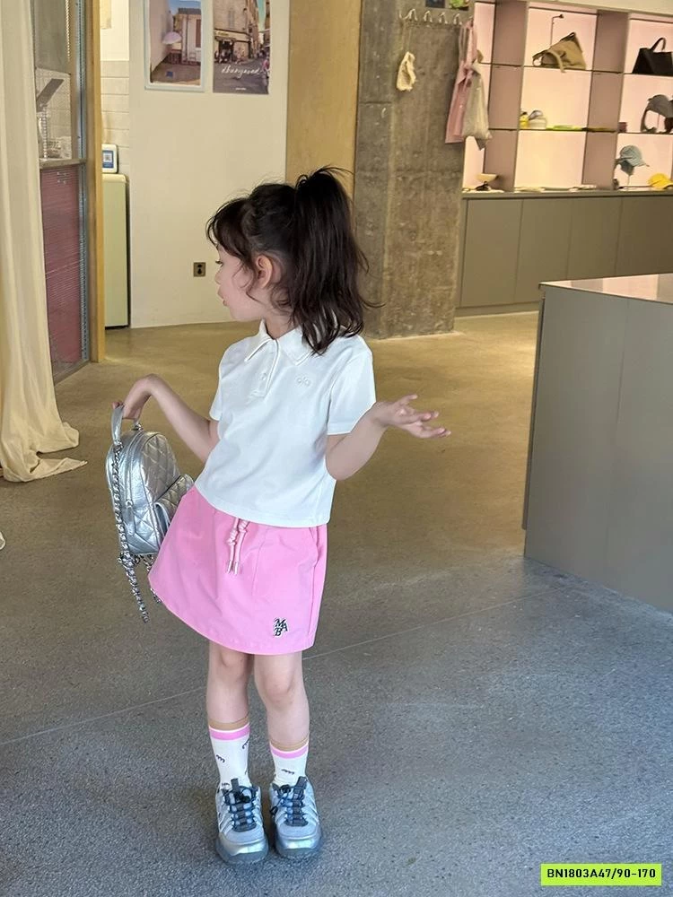 POLO CROPTOP THÊU OLA 25D156 AMBB