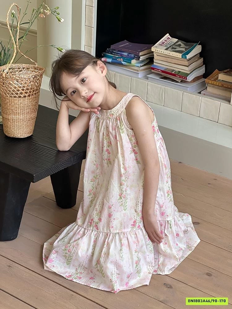 MAXI CỔ YẾM HOA NHÍ 24W024 AMBB