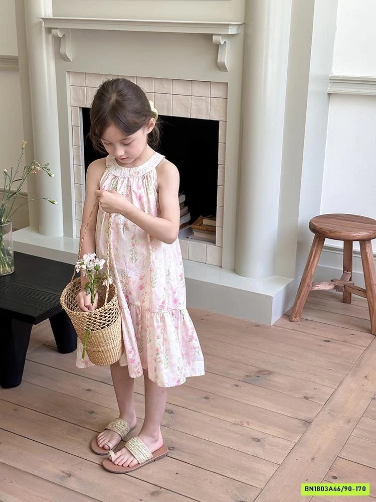 MAXI CỔ YẾM HOA NHÍ 24W024 AMBB