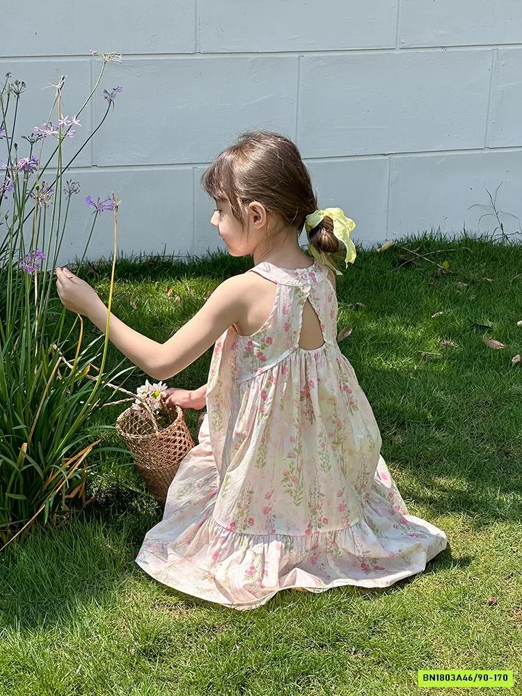 MAXI CỔ YẾM HOA NHÍ 24W024 AMBB