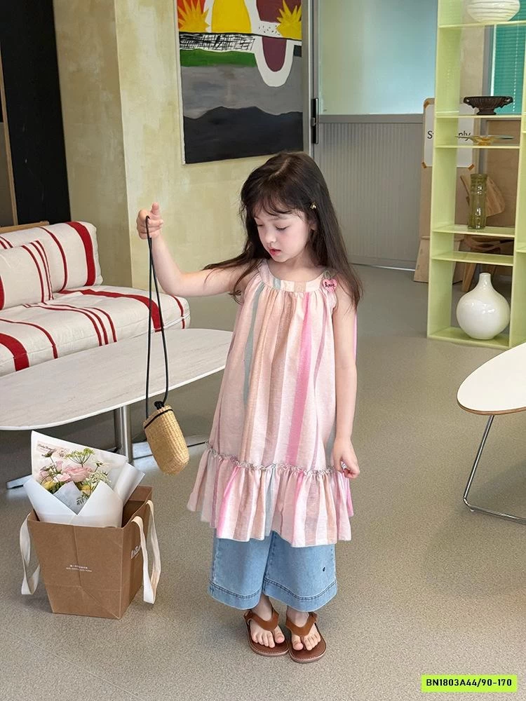 ĐẦM MAXI ĐUÔI CÁ CỔ YẾM 25D078 AMBB