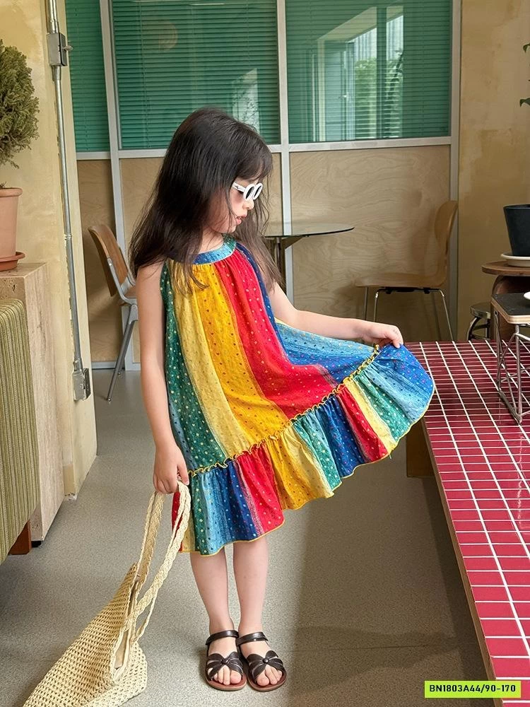 ĐẦM MAXI ĐUÔI CÁ CỔ YẾM 25D078 AMBB