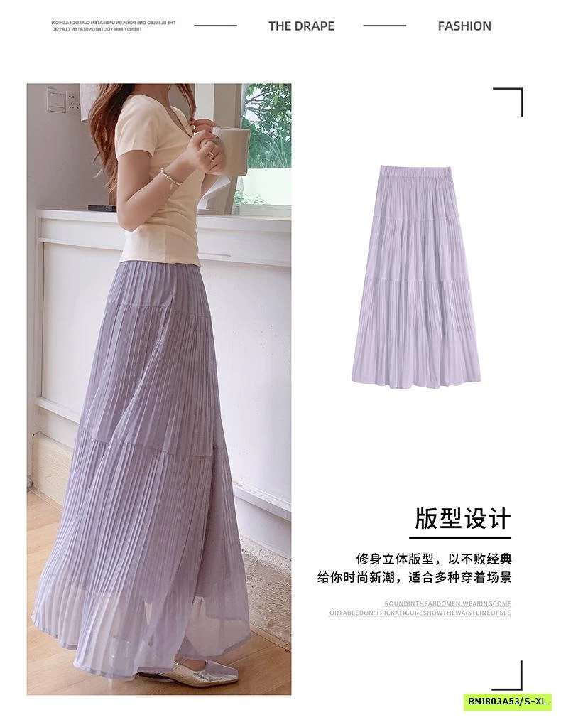 CHÂN VÁY VOAN MỀM DÁNG DÀI