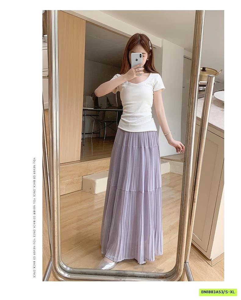 CHÂN VÁY VOAN MỀM DÁNG DÀI