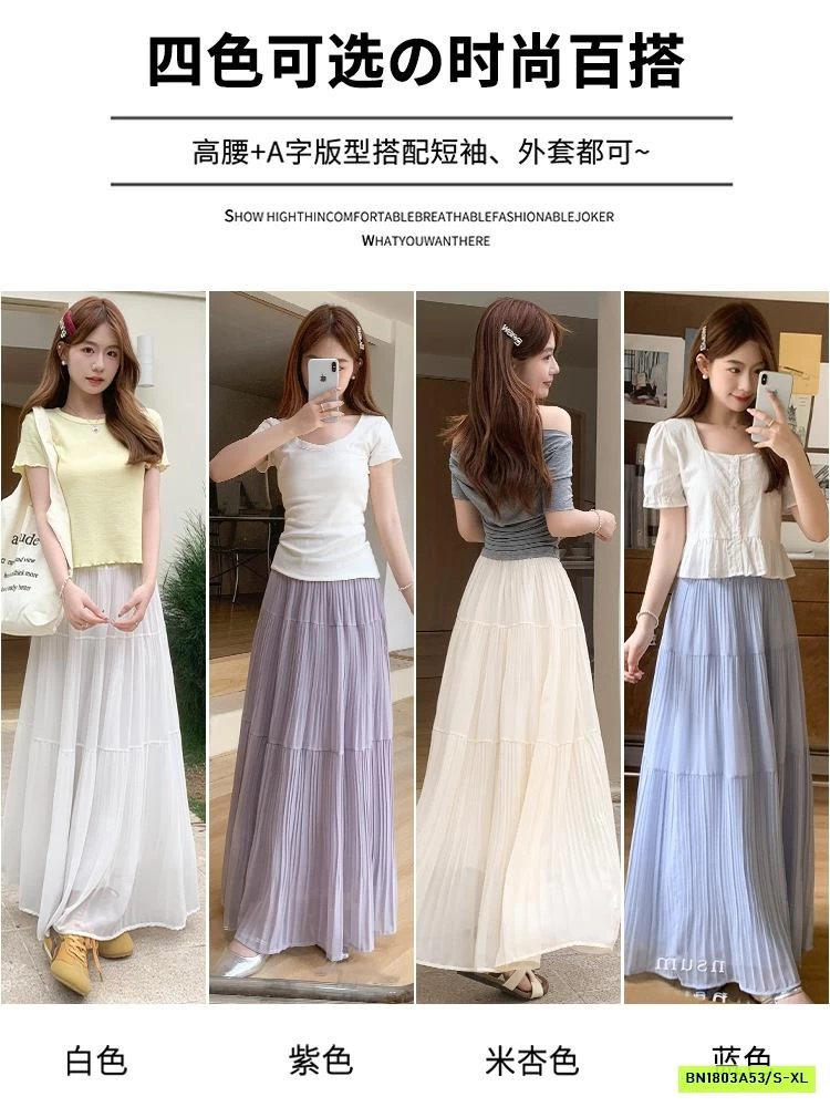 CHÂN VÁY VOAN MỀM DÁNG DÀI