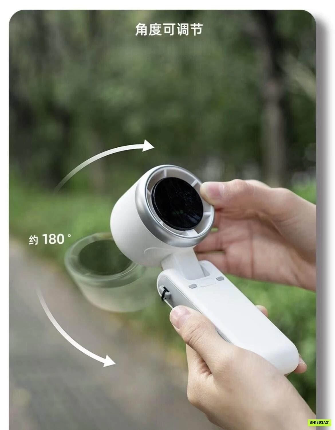 QUẠT MINI GẤP GỌN ĐEO CỔ