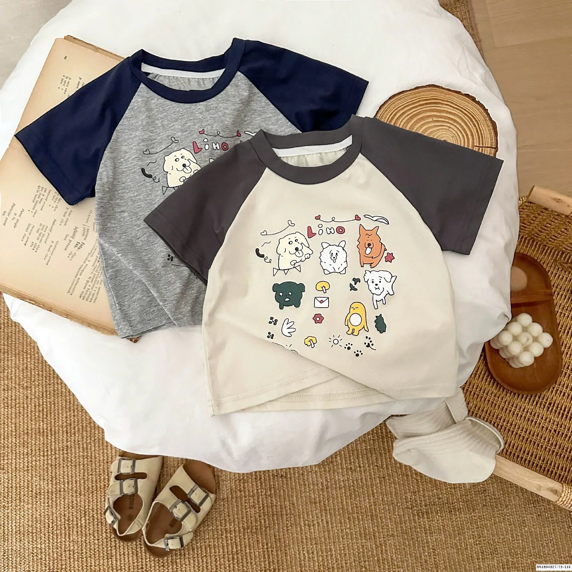 ÁO THUN PHỐI MÀU SZ NHÍ